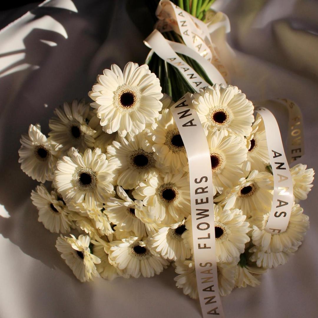 Гербера мини White