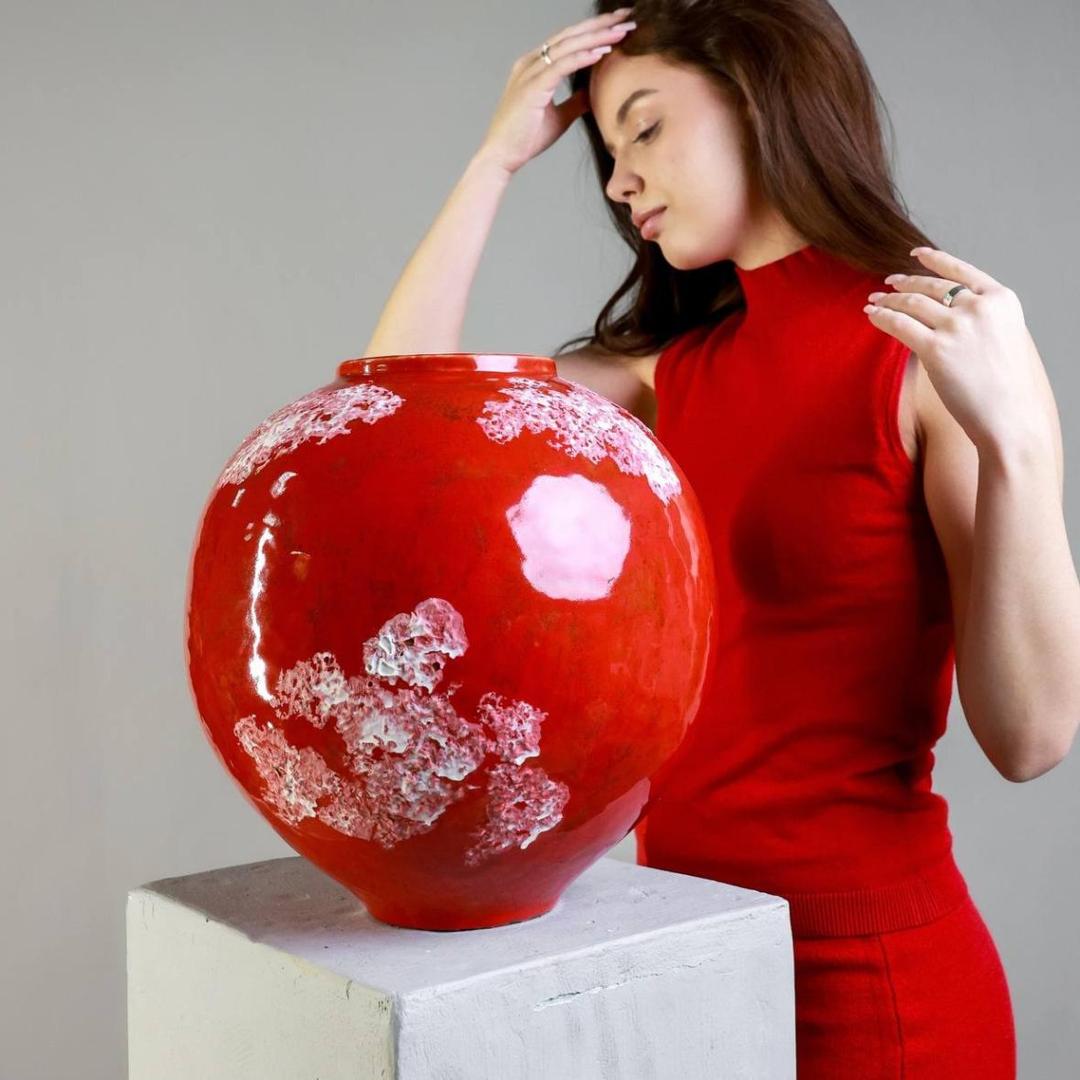 Ваза Красный шар
