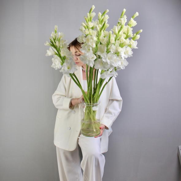 Гладиолус белый