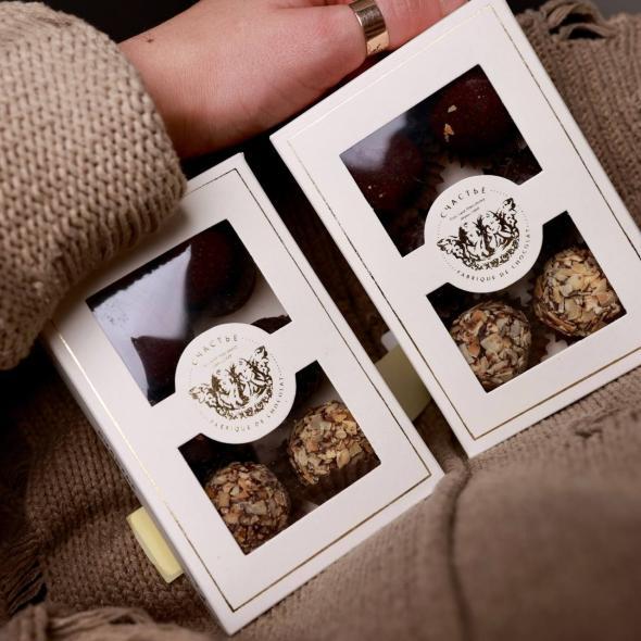 Шоколадные трюфели 6 штук Шоколадные трюфели 6 штук