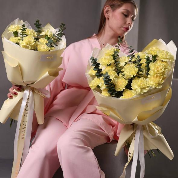 Букет из диантусов РАДОСТЬ ДУШИ (в 2-х размерах)