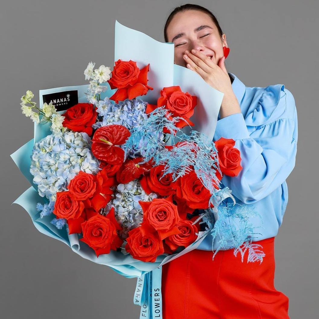 Букет Пылающий лёд