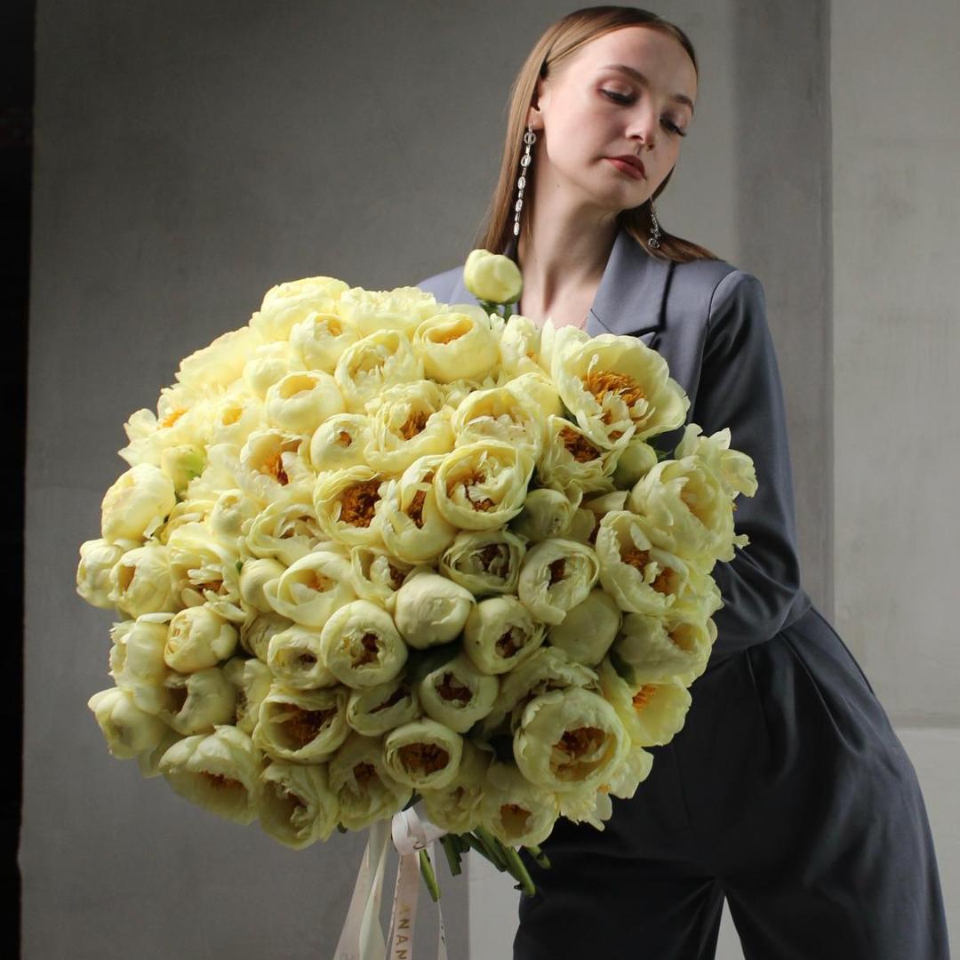 Пионы YELLOW